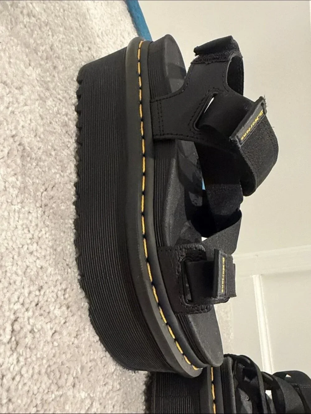 Dr. Martens KIMBER II LOGO WEBBING SANDALS black